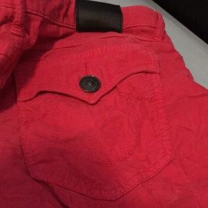 Size 28 pink true religion corduroy